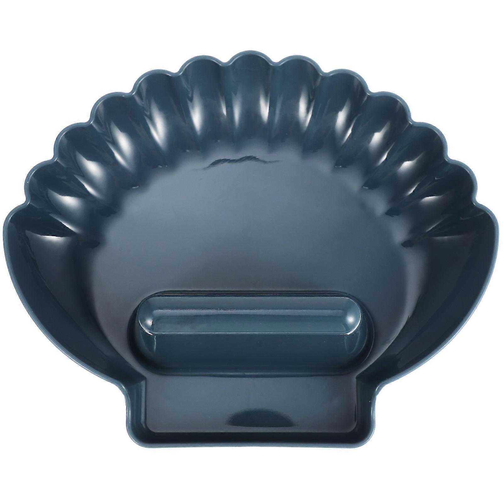 Spoon Rest Lid Holder Multi Function Pot Lid Holder Kitchen Gadget Holder Non Slip Blue 18 5X15X6 5Cm 1Pack