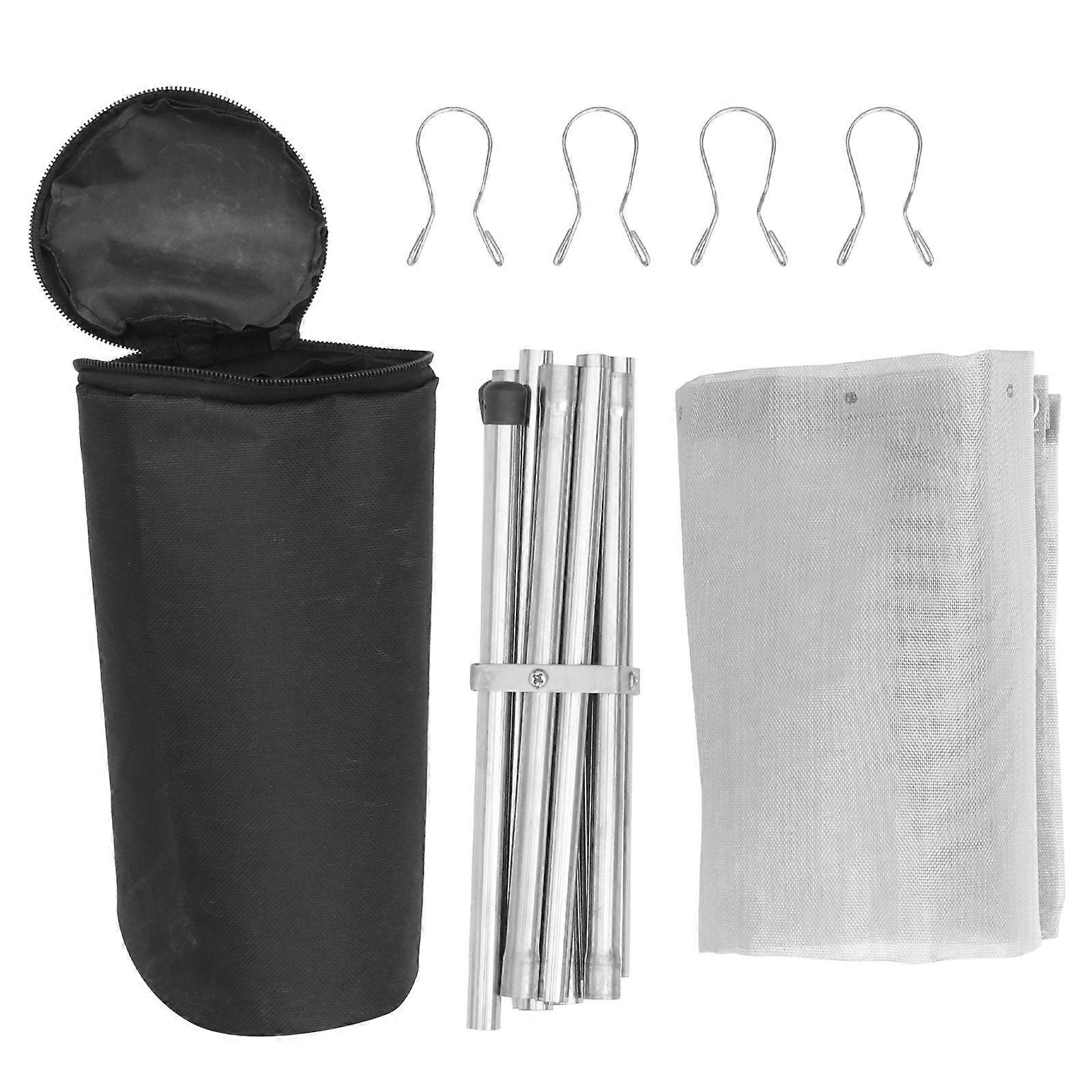 Camping Burning Bracket Triangular Base Practical Design Outdoor Enthusiasts Silver 42.00X42.00X32.00CM Foldable 1Set