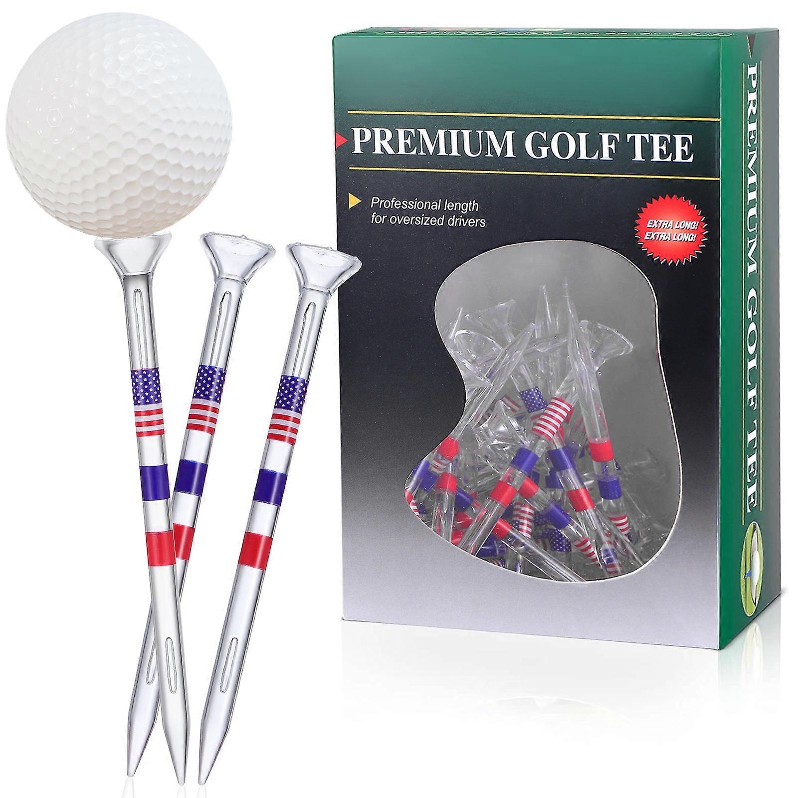 Golf Tee Plastic Golf Tees Provide Stable Support 50Pcs for Training
