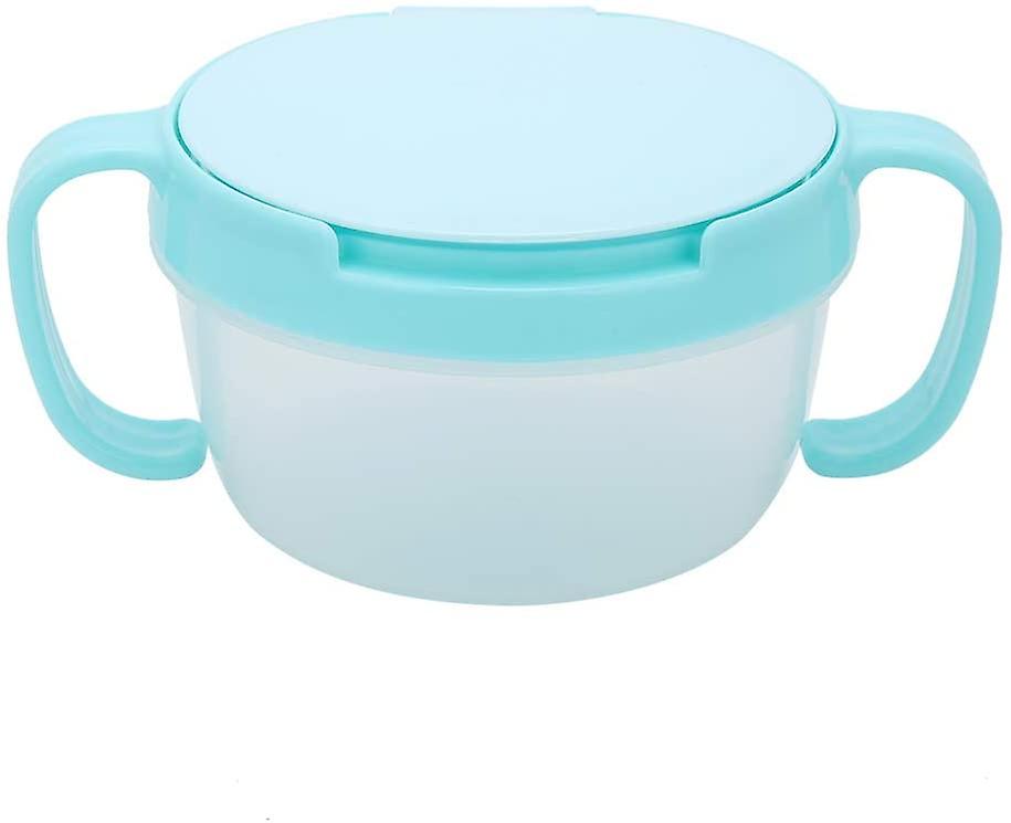 Bol d’alimentation pour bébé Récipient à collation anti-éclaboussures Récipient à déjeuner à double poignée Garde les aliments au chaud et réfr