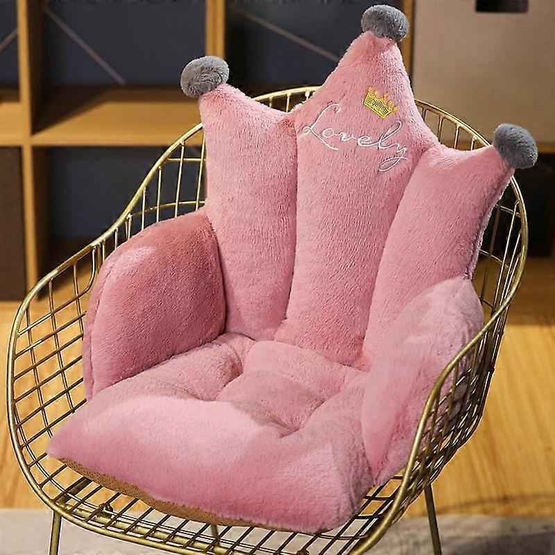 Hanging Chair Cushion Animal Plush Seat Cushion Cat Paw Lazy Sofa Crown