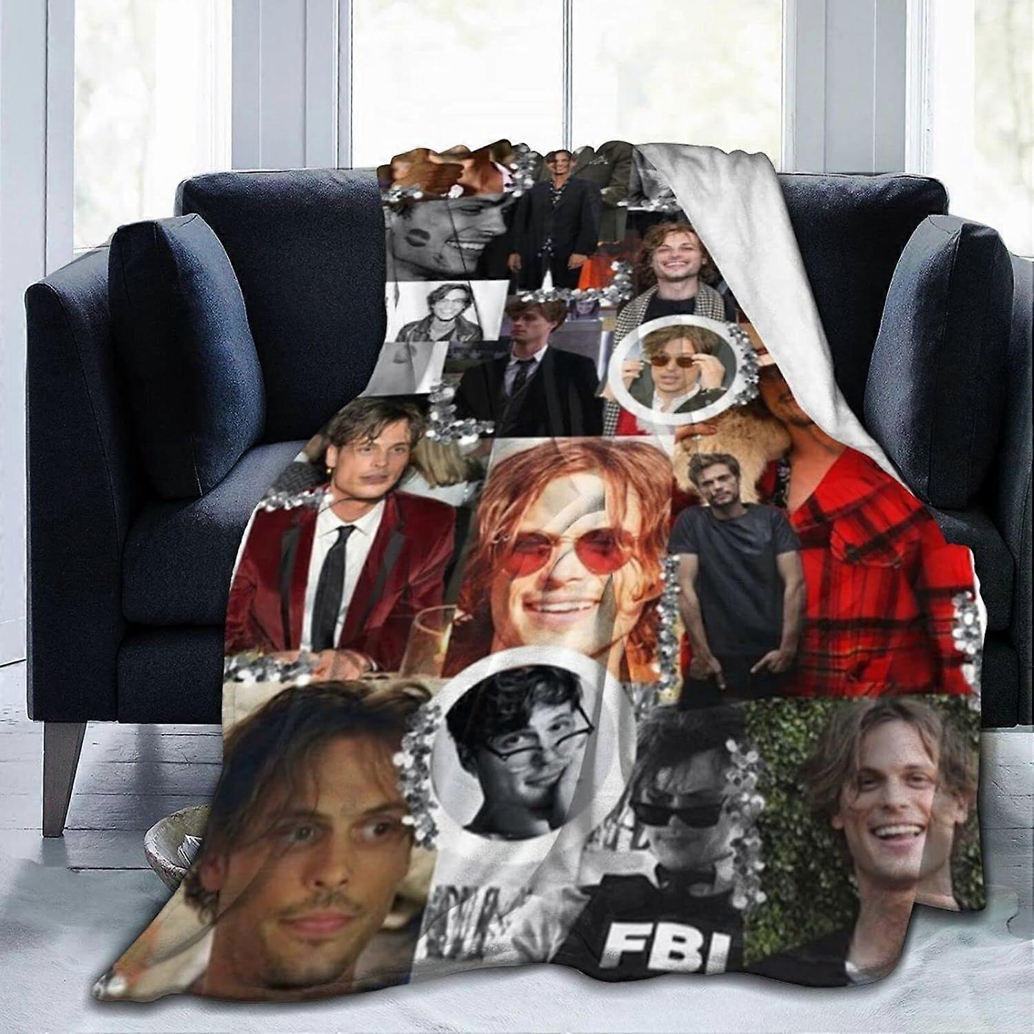 Matthew Gray Gubler Multi Purpose Blanket Super Soft,Fluffy,Warm