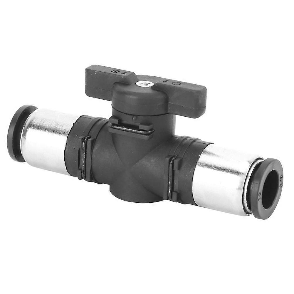 Black Pneumatic Connector Manual Regulating Valve Double Sided Quick Connecting Tool(BUC-10 )