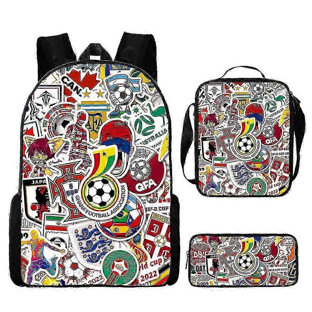 Ensemble de sac à dos de marque Messi - parfait pour les besoins quotidiens des écoliers britanniques