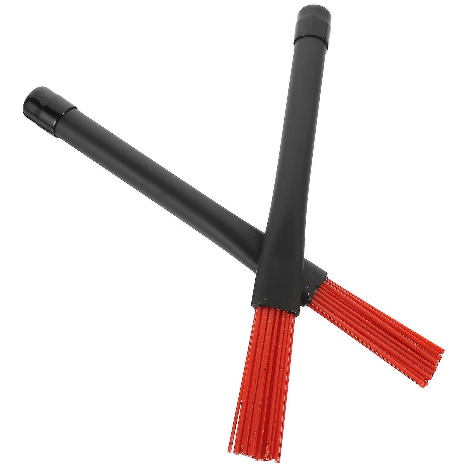 Drum Brush With Handle Jazz Drum Brushes Adjustable Volume Beginner Practice .00X3.00X1.50CM 1 Pair