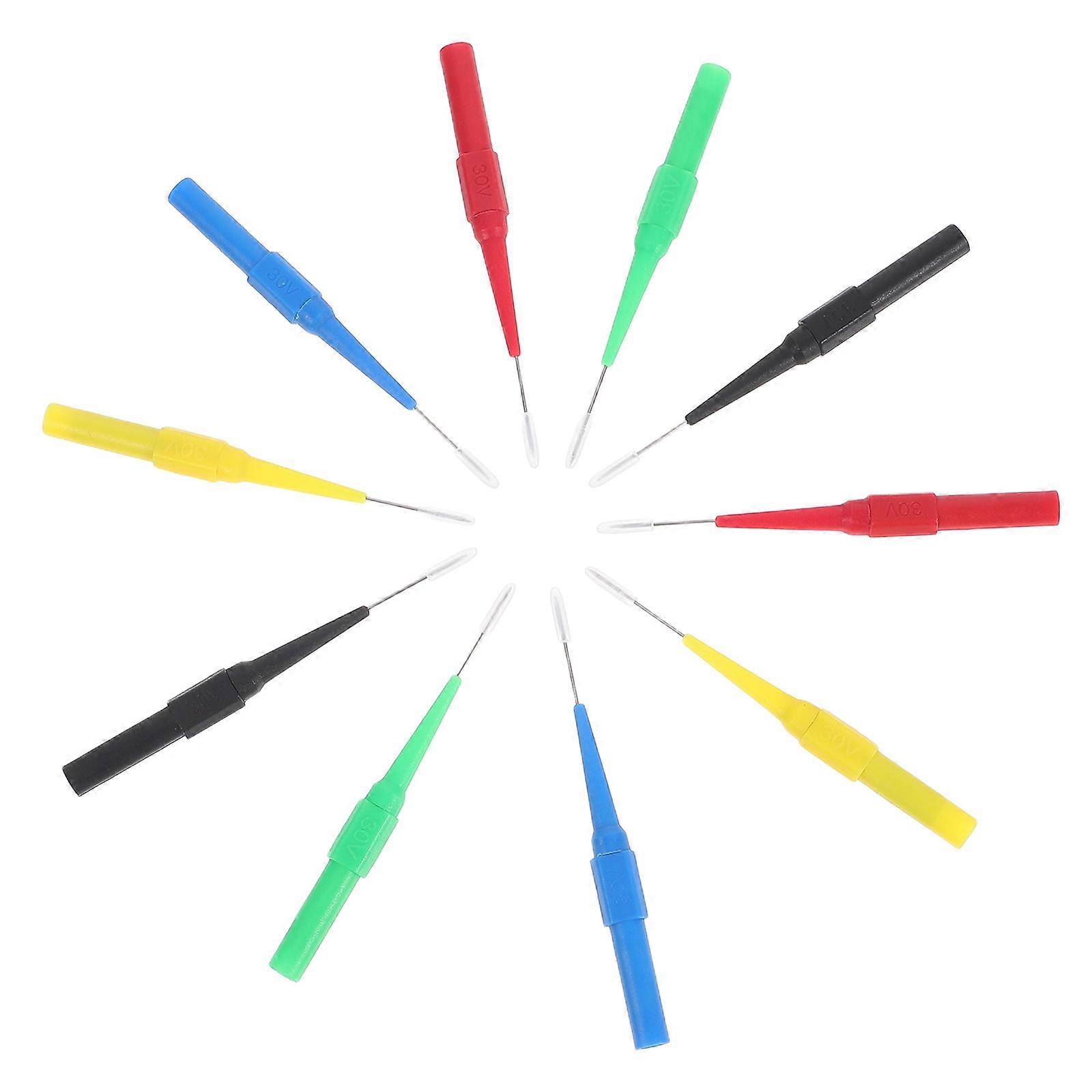 15pcs Automotive Wire Piercing Test Probes: 0.7mm Insulation Back Probe Pin - Car Circuit Diagnostics Voltage Testing Supplies
