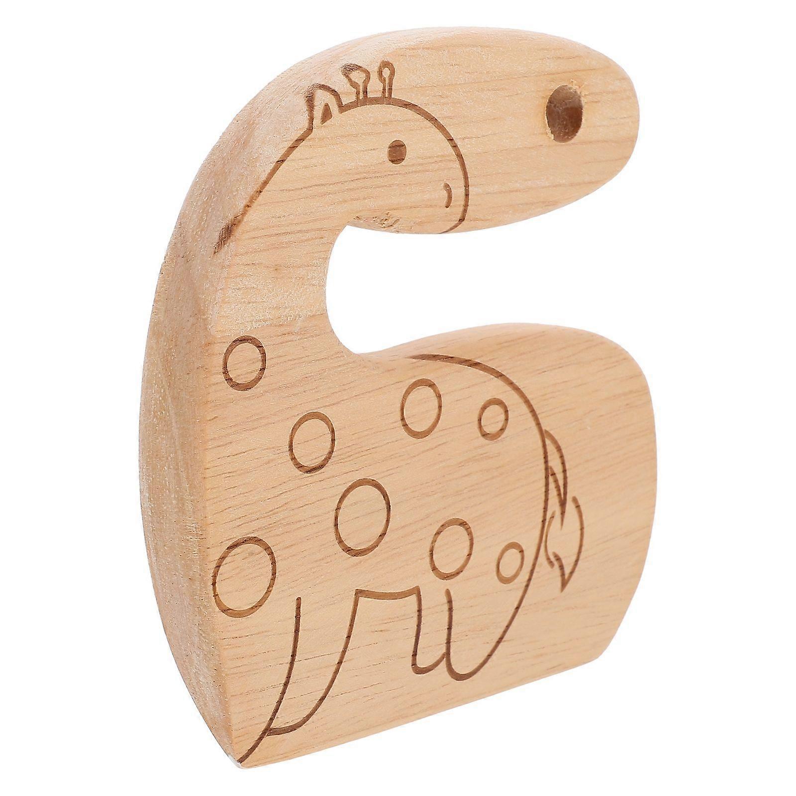 Khaki Kids Safe with Giraffe Shape for Developing Manipulative Ability Perfect Kids Use 1PC