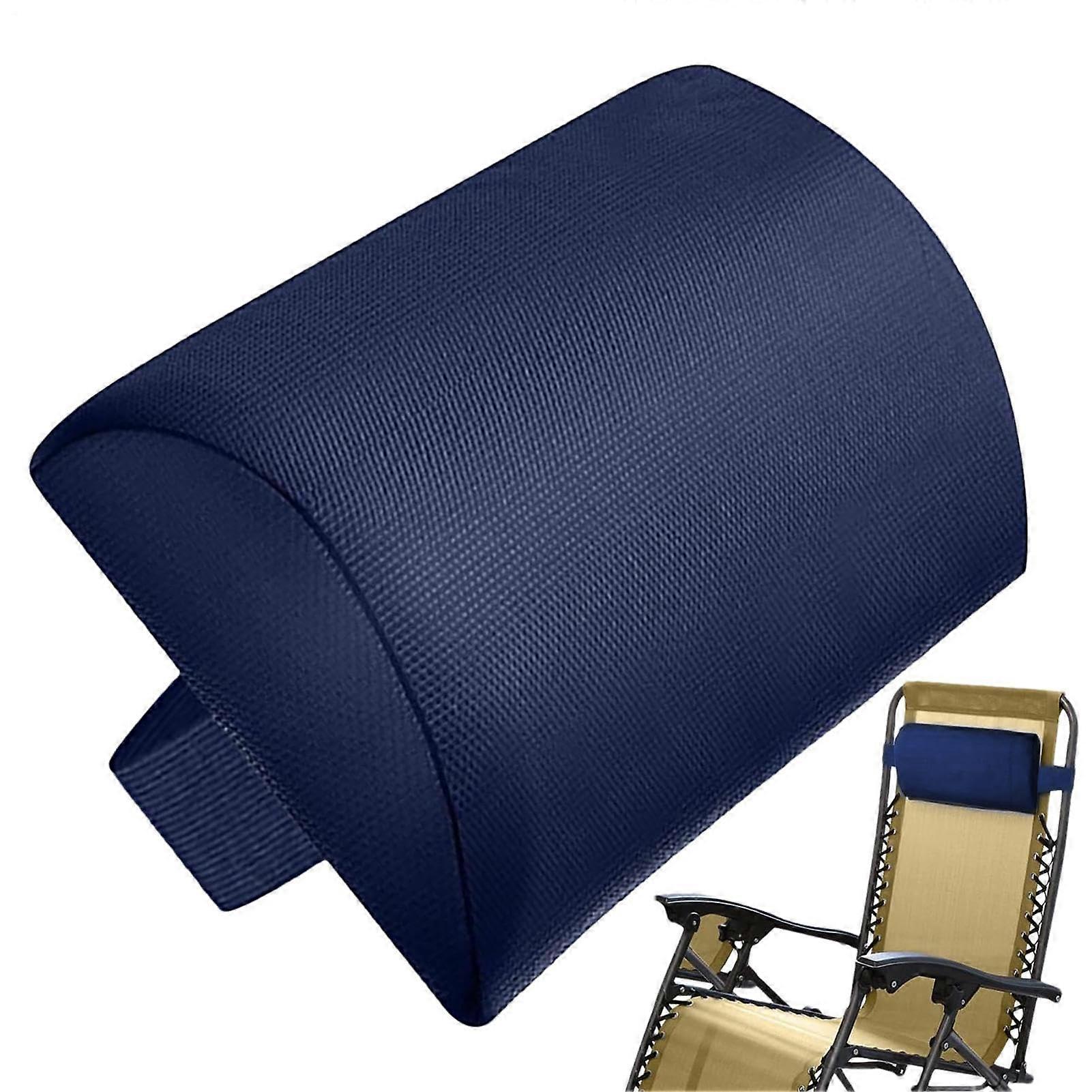 Neck Pillow – Ergonomic Support for Cervical Strain Breathable Comfortable Navy Blue