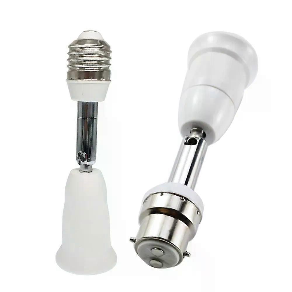 1pc E27 to E27 B22 to E27 Extender Screw E26 Bulb Holder Adapter Rotatable Bendable CFL LED Light Socket Converter