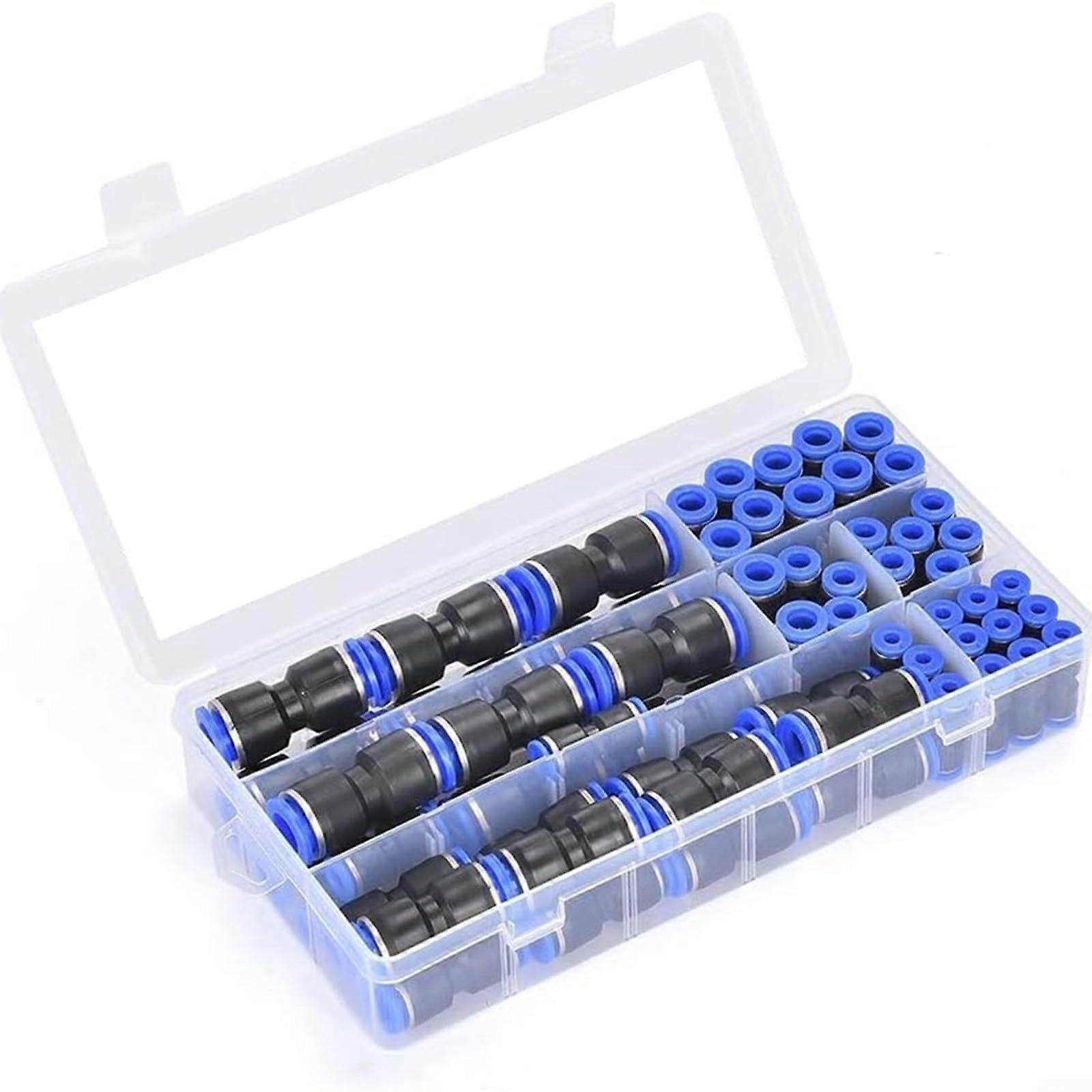Complete 60piece air hose fitting set with 5/32 to 1/2 options for efficient connections across multiple industries