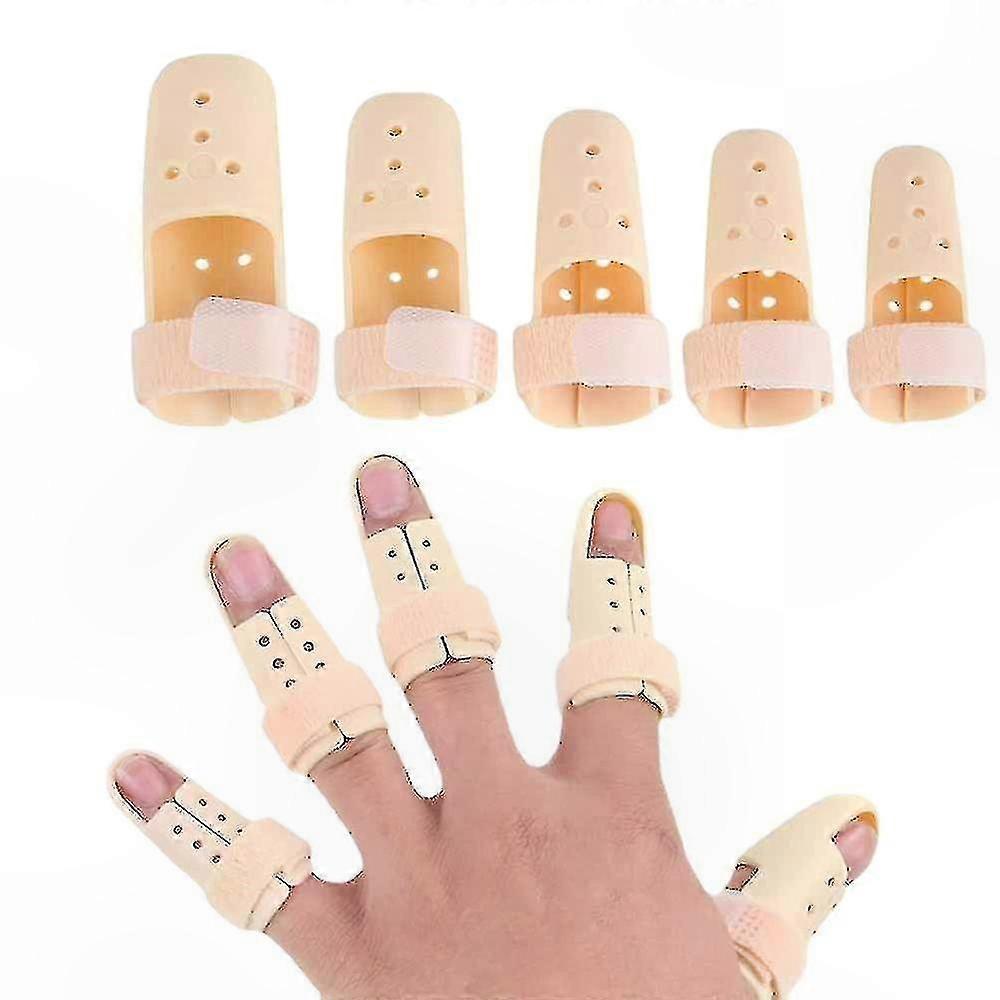 Finger Support Splint for Arthritis, Joint Pain Relief and Sports Injuries, Adjustable and Comfortable Fit