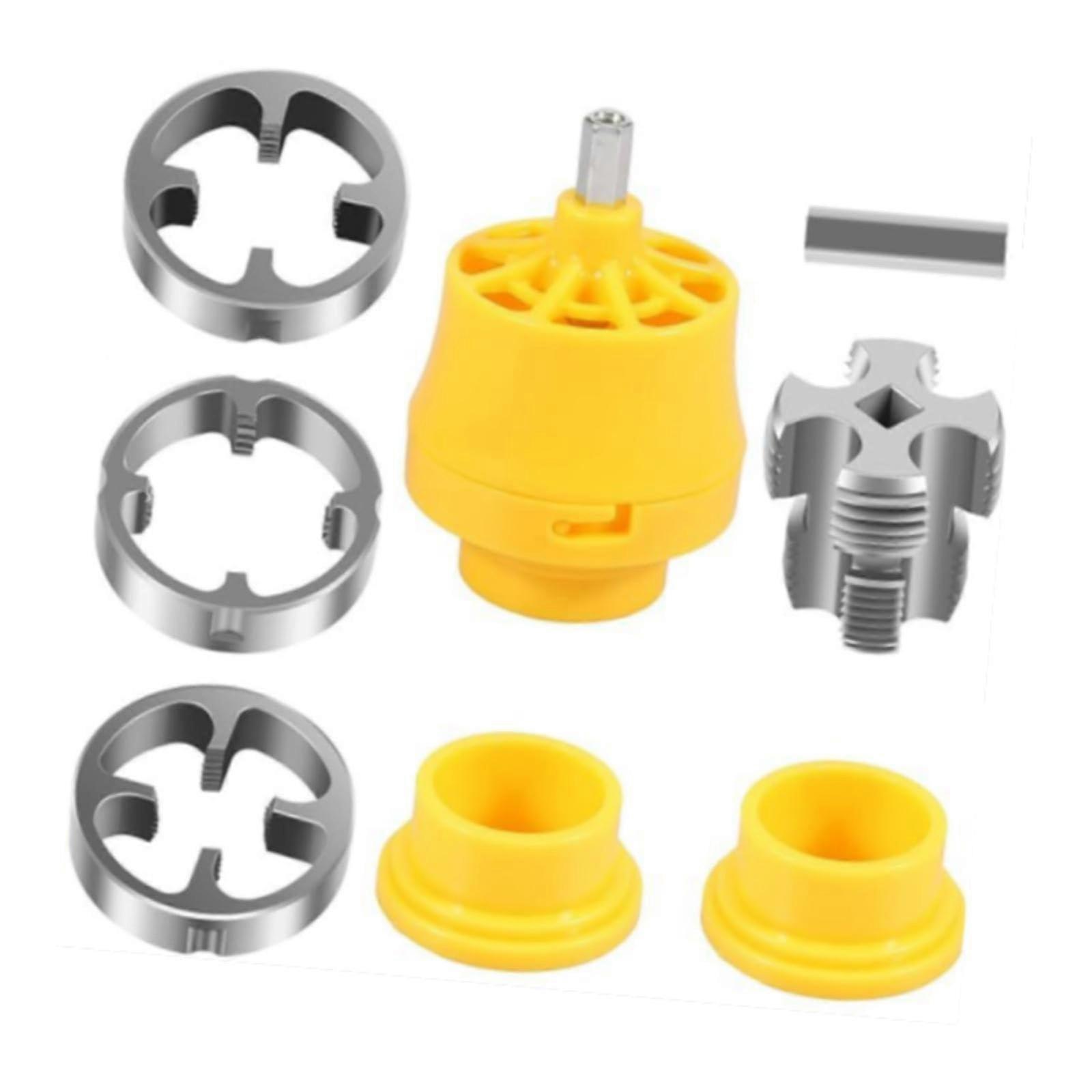 PVC Pipe Threader Set Pipe Tap Die Kit Professional PVC Thread Manufacturer Tool for Electric Drills Pipe Thread Slump Tool