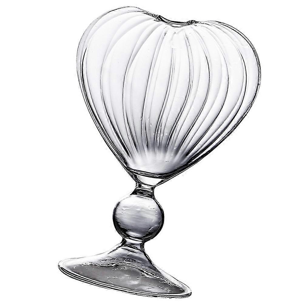 Transparent Glass Goblet for Home Use and Sturdy Cocktail Cup Wide Range of Uses 1pc