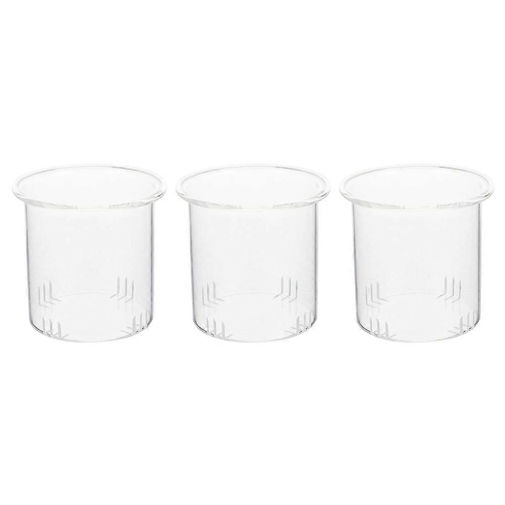 It looks like your message got cut off, but craft a product description or title for **"3pcs Glass Teapot Infuser Strainers Tea Leaf Filter for