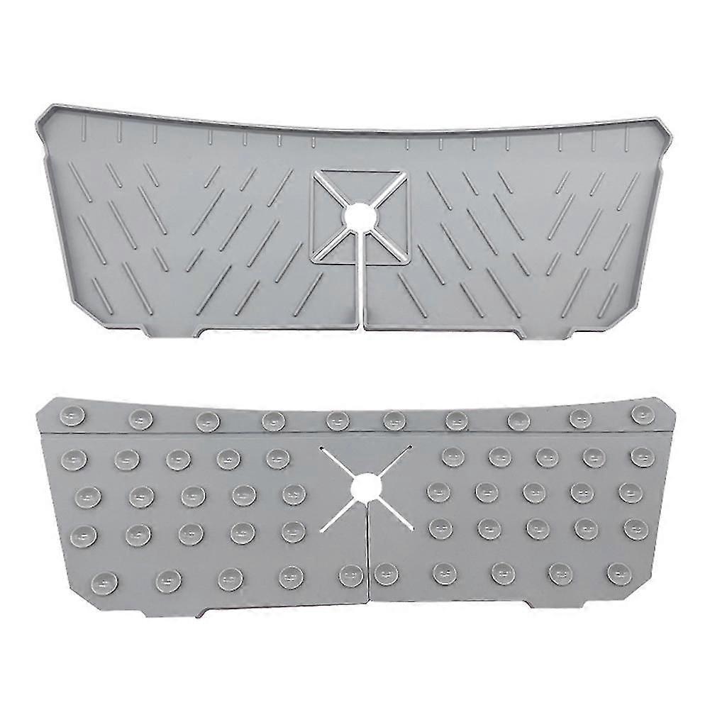 Silicone Sink Faucet Pad Kitchen Guard Silicone Faucet Handle Drip Catcher Tray