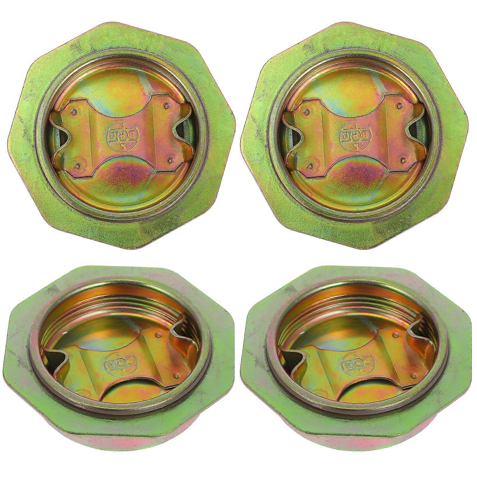 Threaded Closure Drum Cap For Gallon Drum Barrel Designed For Industrial Use With Leak Proof Feature And Large Capacity Compatibility 4Pcs