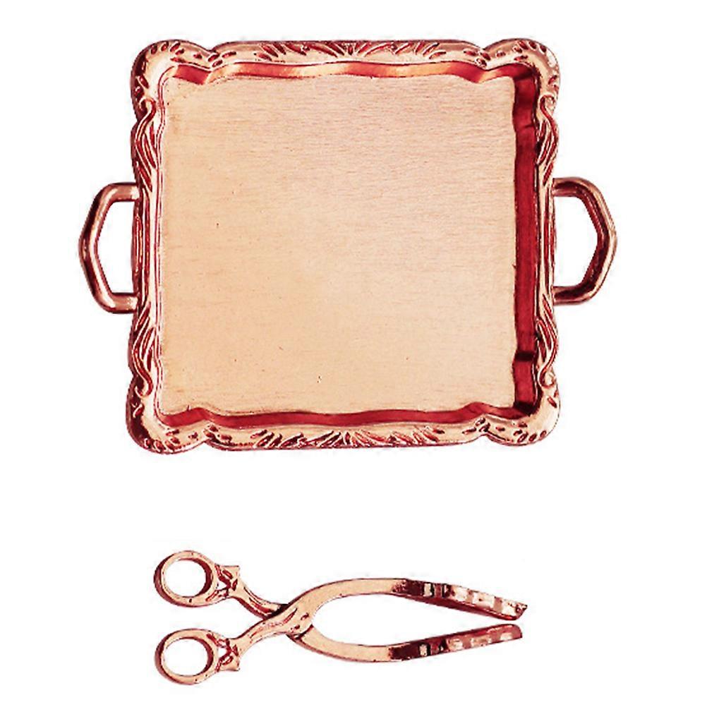 Mini Kitchen Supplies Mini Bread Tray Ideal For Children And Doll Practical Photography Prop 1 Set
