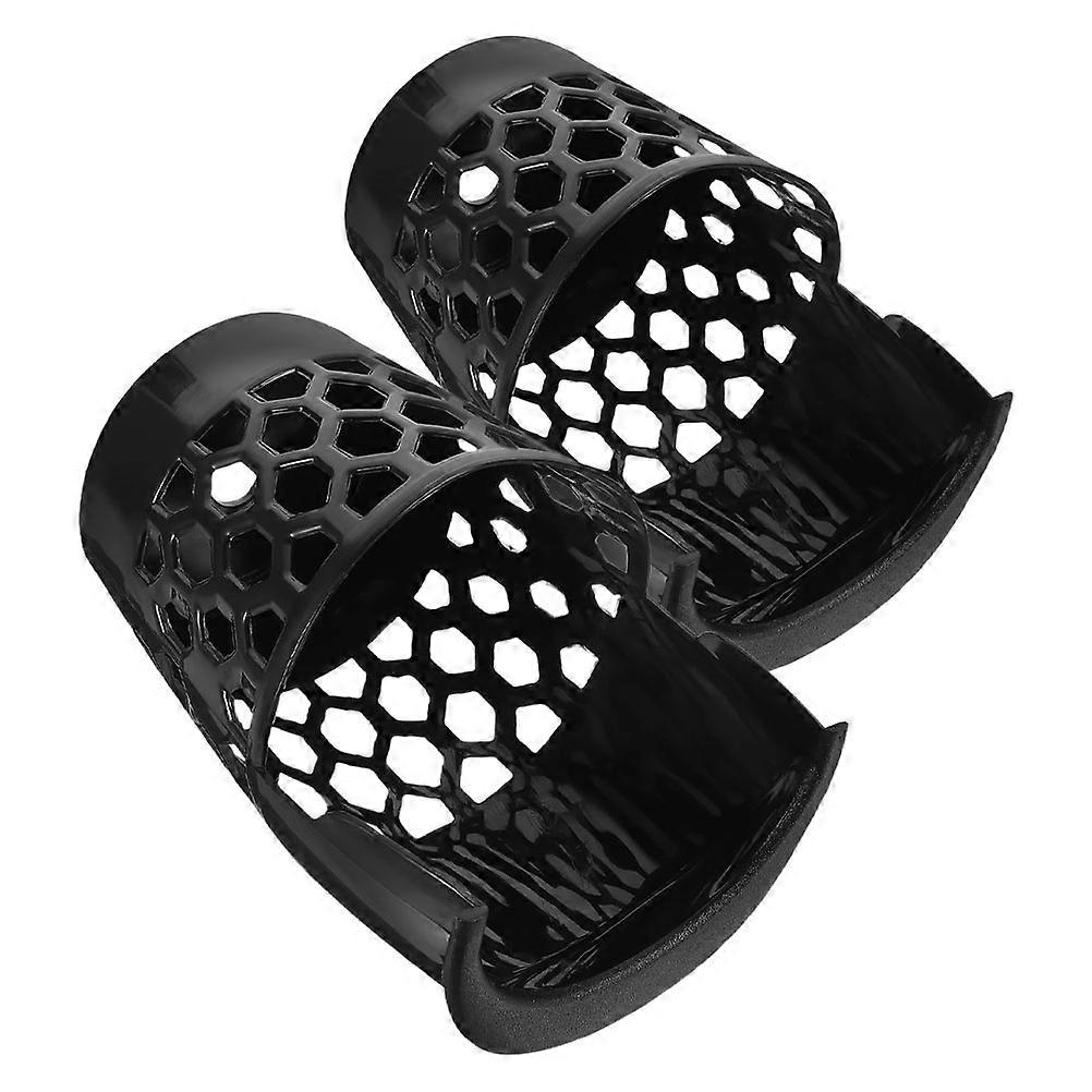 2PCS Pool Table Pockets Billiard Net Basket Plastic Storage Holder for Pool Table Side Basket Accessories