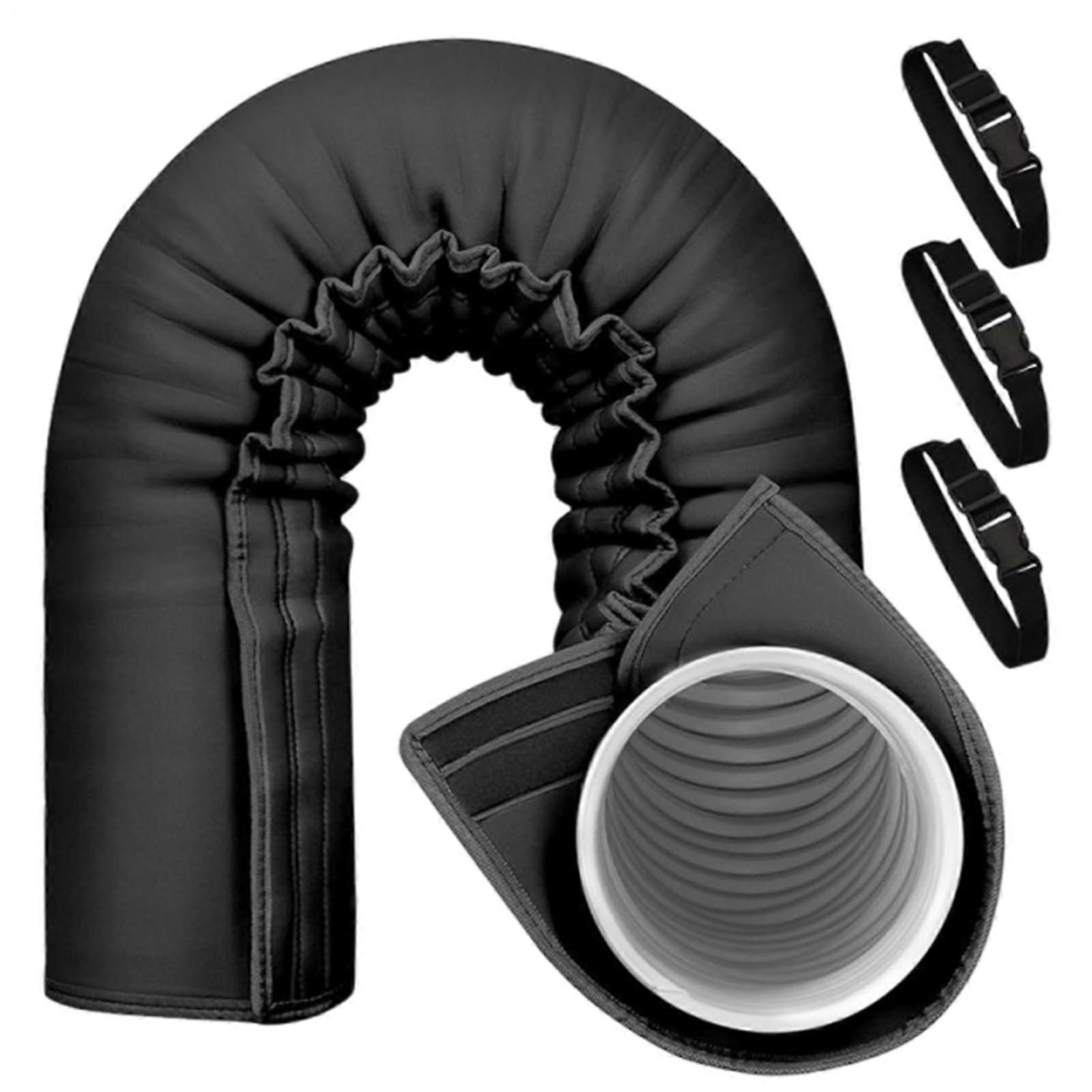 Portable AC Hose Cover, Insulation with 3 Adjustable Straps for Home