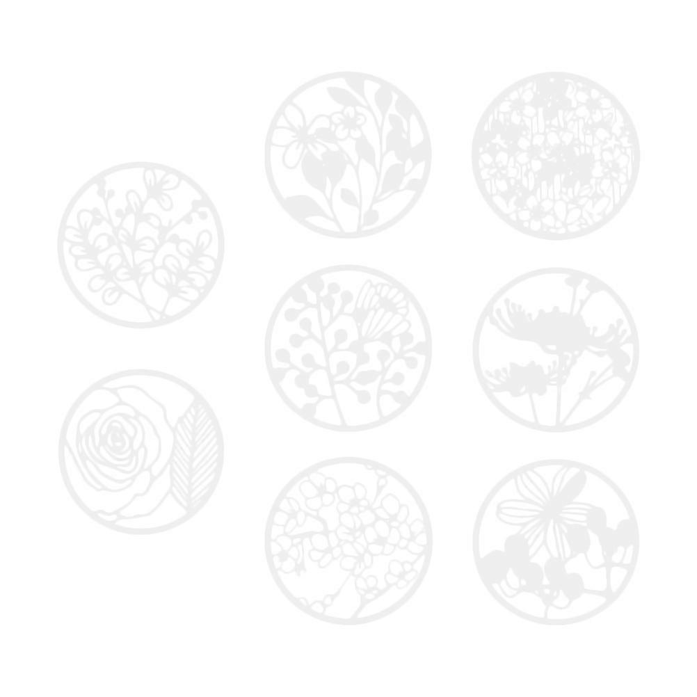 Diy Painting Stencils 8Pcs Plastic Templates for Scrapbooking Floor Decor Projects Made of Safe Material