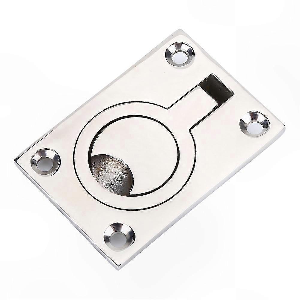 Stainless Steel Flush Hatch Handle for Marine Yacht Locker Pull Lift
