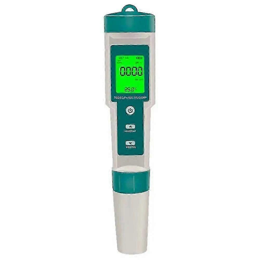 Tip A 7'si 1 Arada PH Metre Su Kalitesi Test Cihazı PH/TDS/EC/ORP/SG/Su Tuzluluğu/Sıcaklık Kalem Test Cihazı
