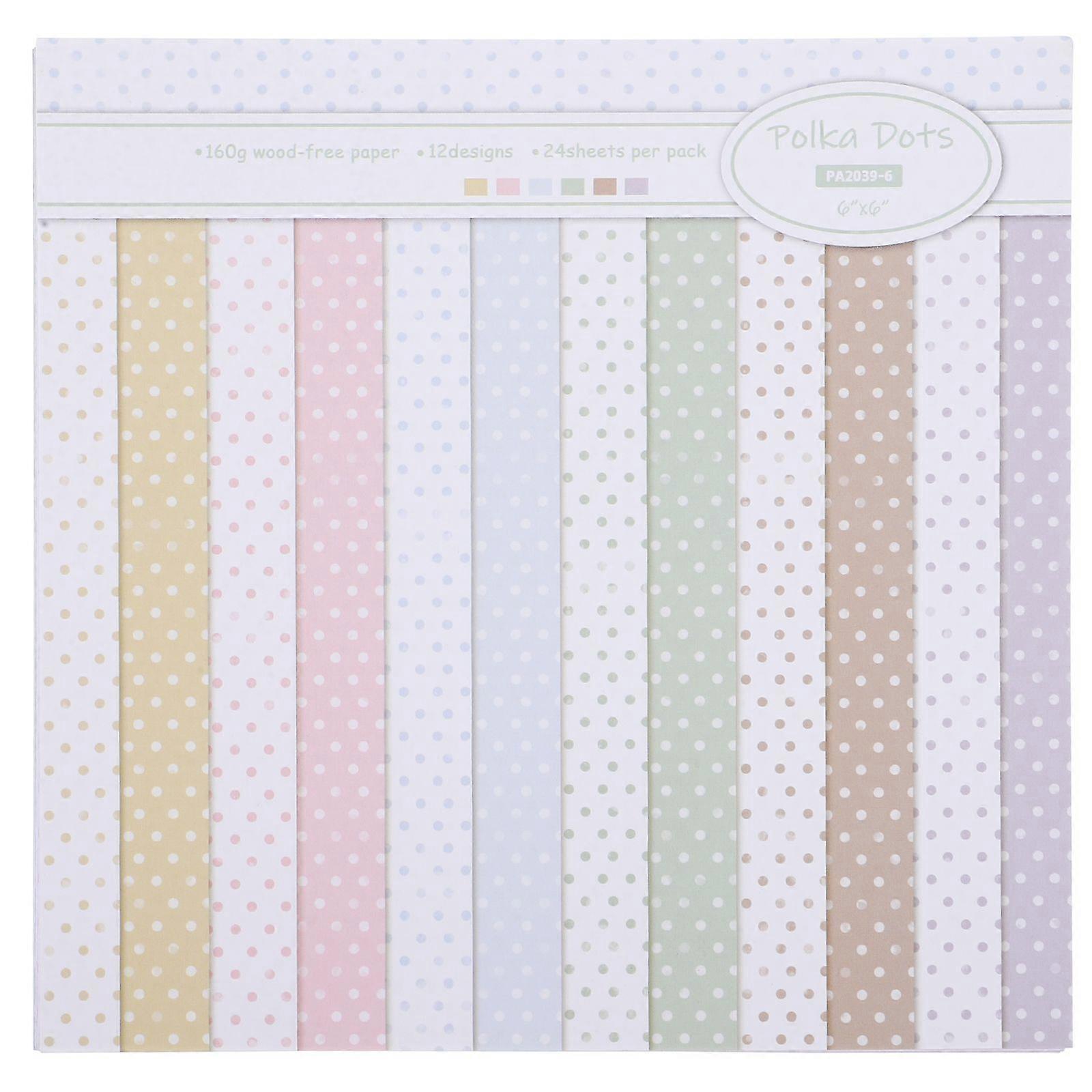 24 Sheets of Background Papers Scrapbook Papers Material DIY Hand Account Papers