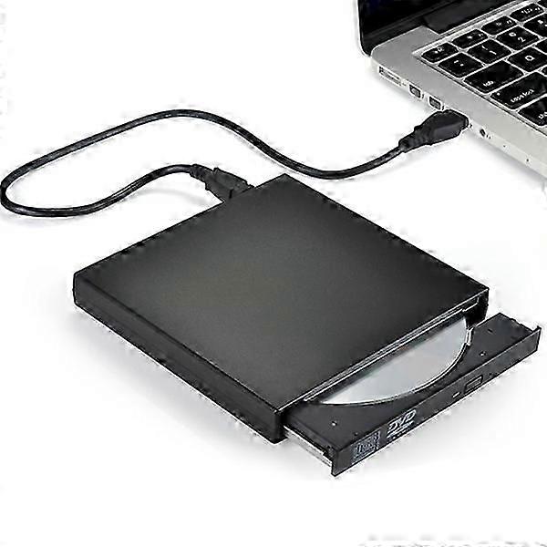 External CD/DVD Drive for Laptop, USB2.0 & Type C DVD Player