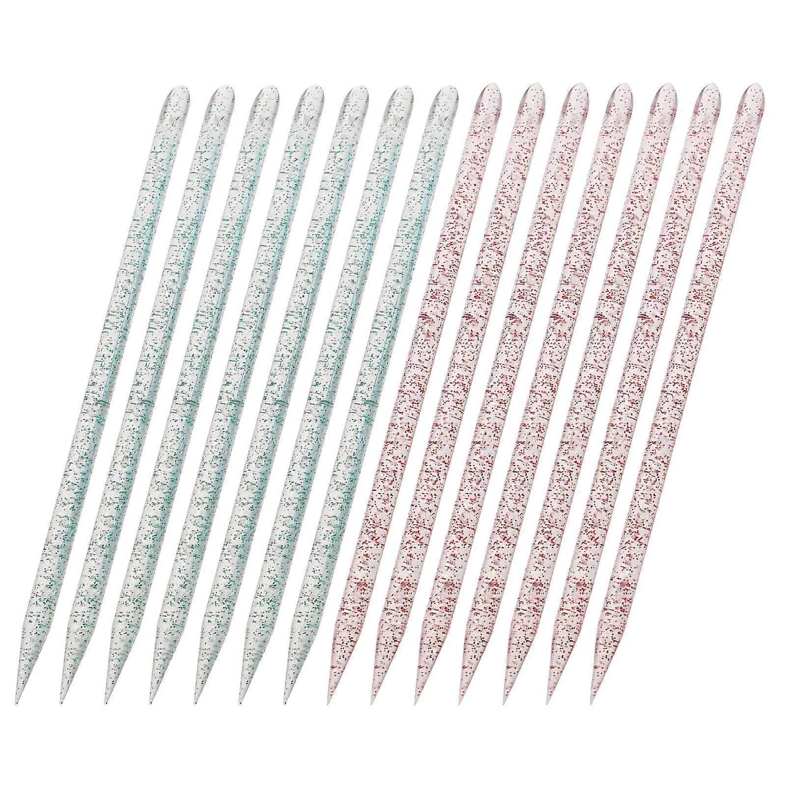 Dotting Pen Dual-Headed Manicure Tools for Travel and Outdoor Use Red Abs Material Manicure Dotting
