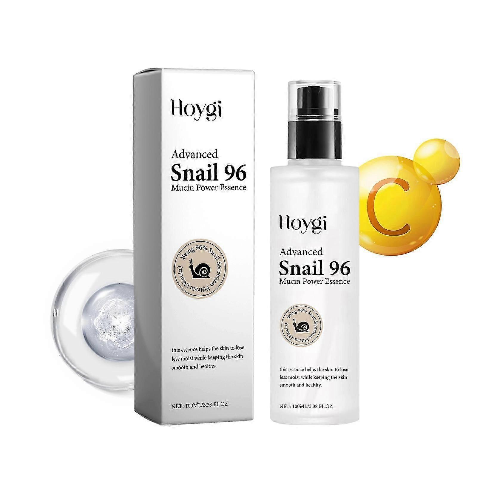 Hoygi snail mucin essence, moisturizing, cleansing, radiant, and improves roughness
