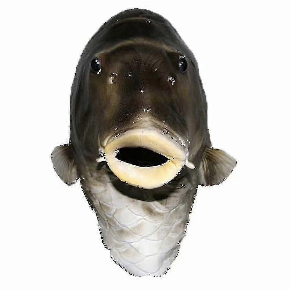 Fish Mask Latex Costume Animal Headwear for Party Cosplay