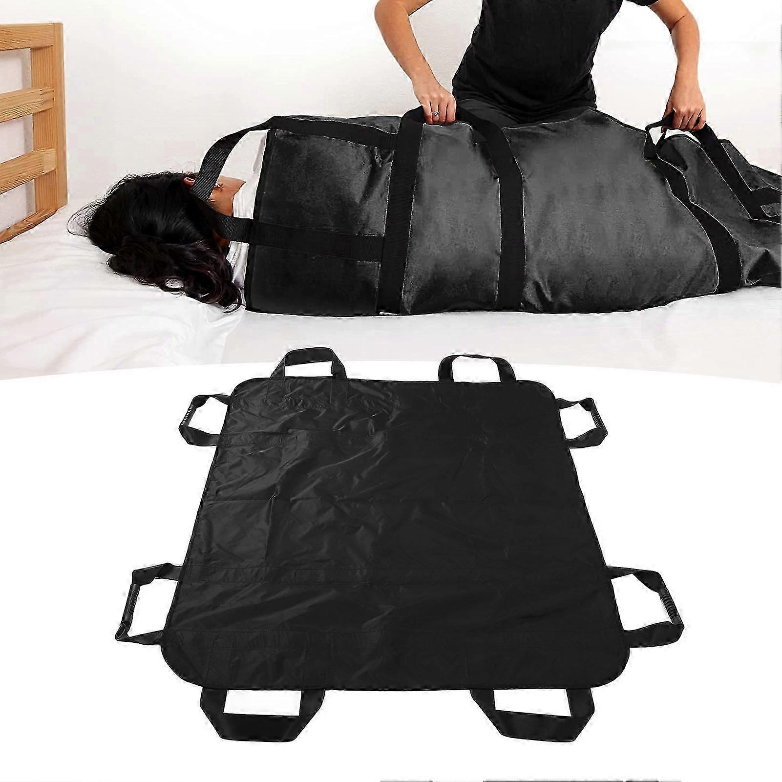 Transfer Blanket Waterproof Reusable Handles Wide Strap Lifting Patient Transfer Positioning Bed Pad