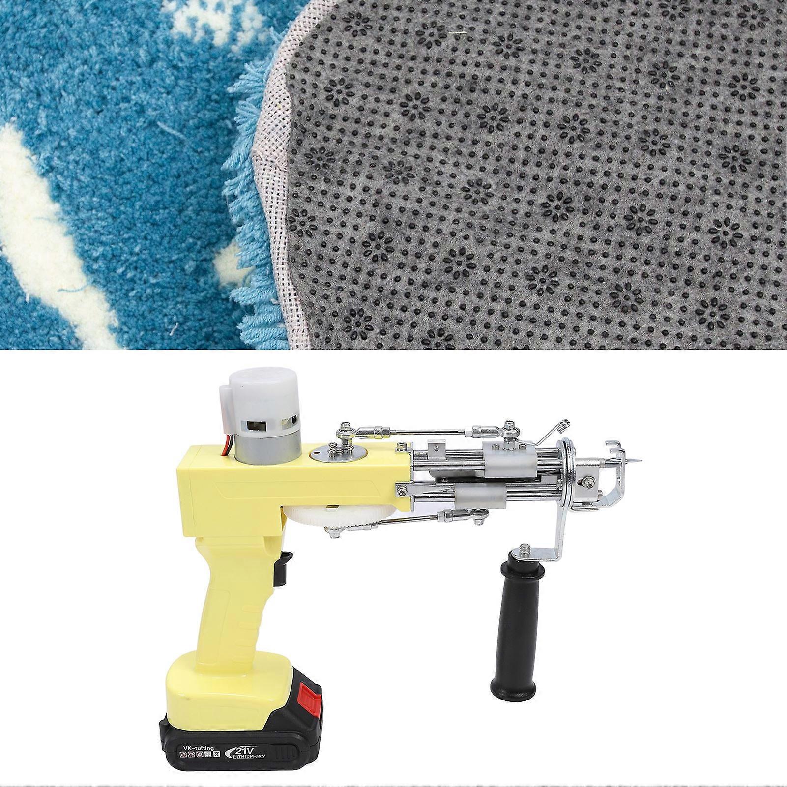 Cordless Rug Tufting Gun Kit 21V 2000mAh w/Electric Scissors