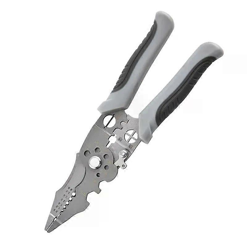 Adjustable Wire Stripper Decrustation Pliers Electrical Wire Stripping Tool Non-slip Wire Stripper Crimper For Electrical Cable
