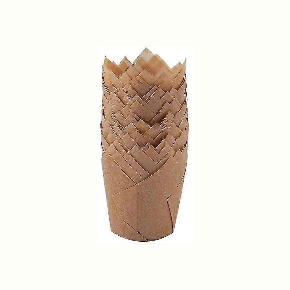 150 Pieces Mini Baking Cups Tulip Baking Cups Cupcake Liners Muffin Liners for Wedding Birthday Parties