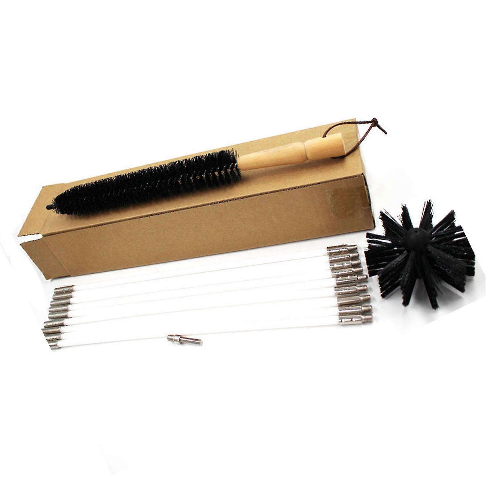 12Pcs Flexible Chimney Brush Set for Dryer Flue Cleaning Tool