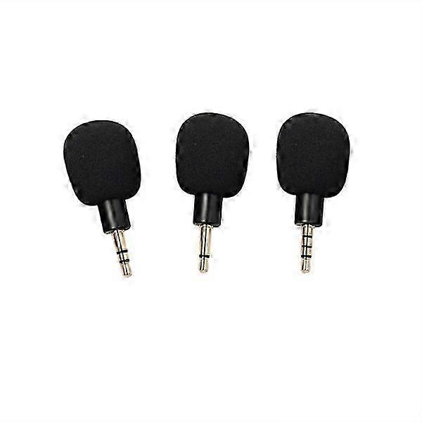 3 mini portable high-sensitivity condenser microphones with 3.5mm Cs fast