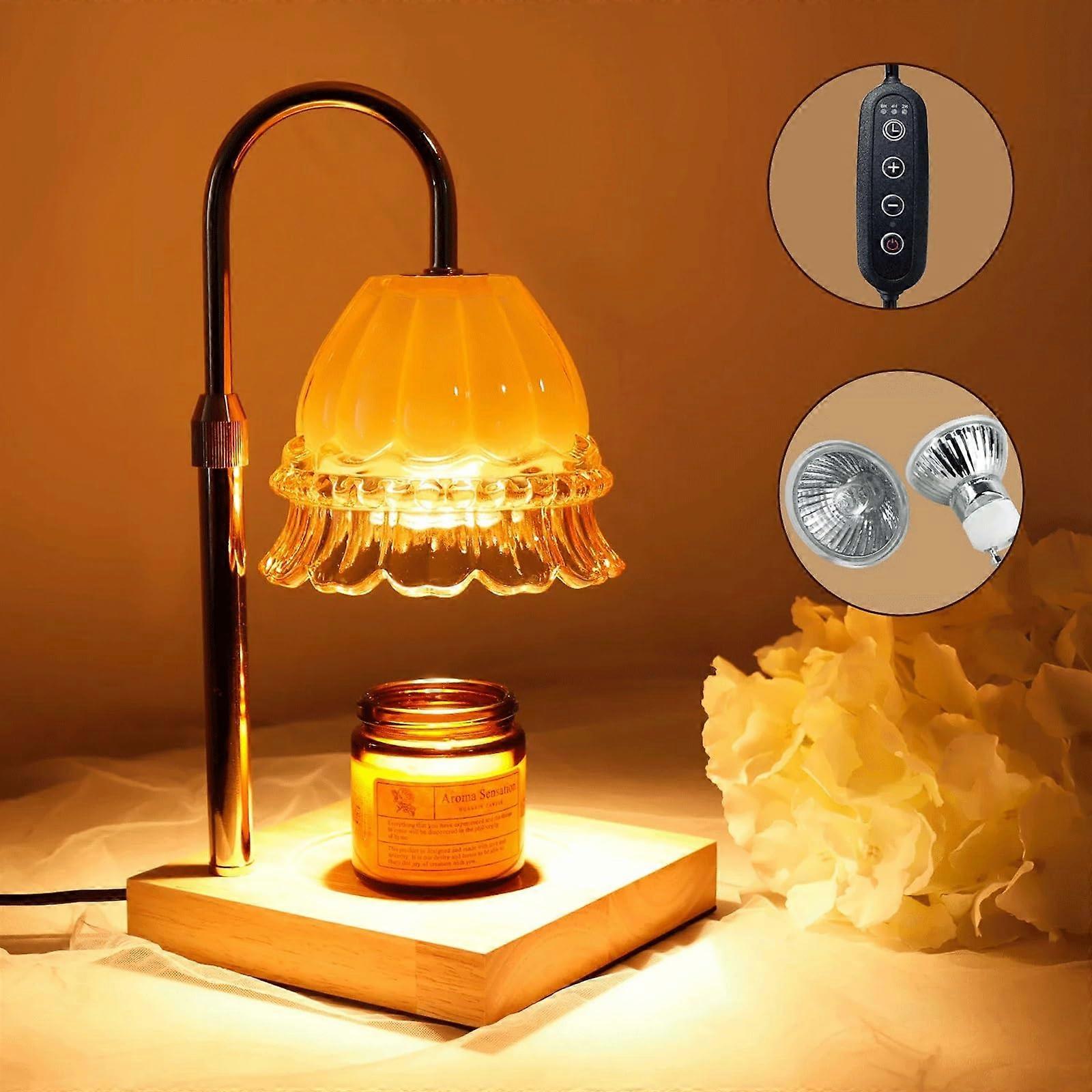 Candle Heating Lamp With Timer, Aromatherapy Candle Heater, Romantic Aromatherapy Lamp For Bedroom Decor, Home Gift