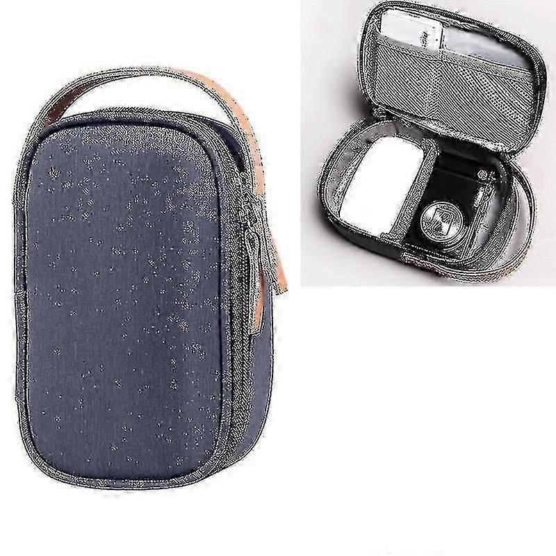 Computer Accessory Sets Multi-function Headphone Charger Data Cable Storage Bag Ultra Fiber Portable Power Pack Size: S