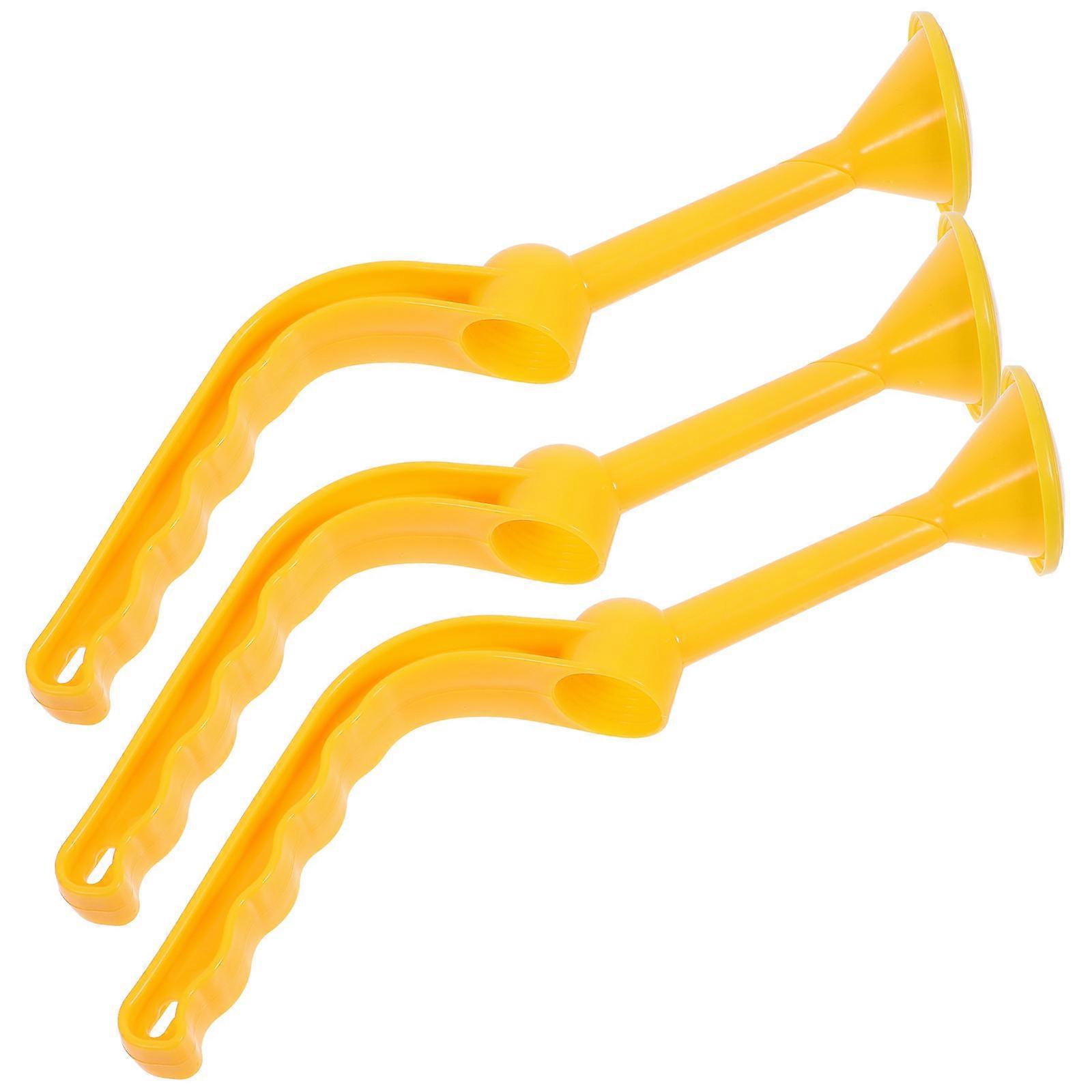 Water Can Nozzle Flower Watering Kettle Nozzle for Outdoor Gardening Precise Watering Yellow 3Pcs