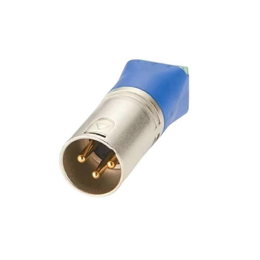 3-Pin Male XLR to Screw Terminal Adapter Solderless XLR Terminal Block Microphone Audio Connector for DMX512 PCM-0667