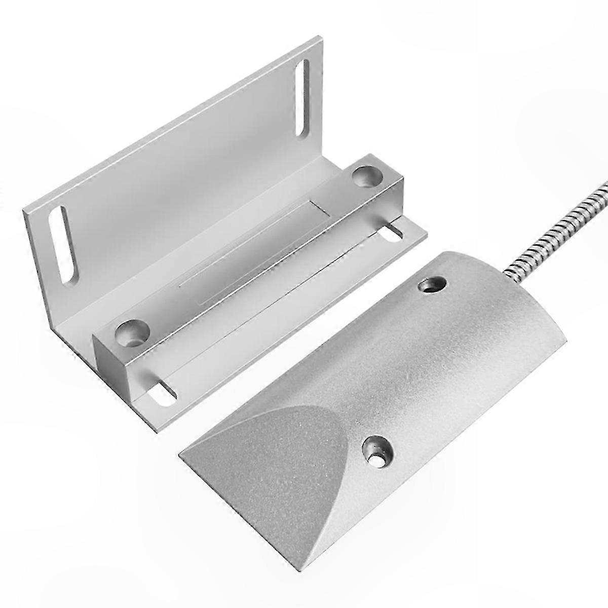 Overhead Garage Door Magnetic Switch Alarm Sensor with L Bracket Contacts