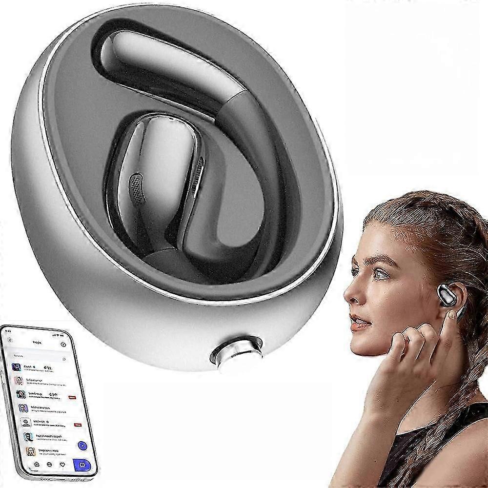 Ailsion Open Ear Wireless Earbuds with Rotatable Design for Comfortable Listening