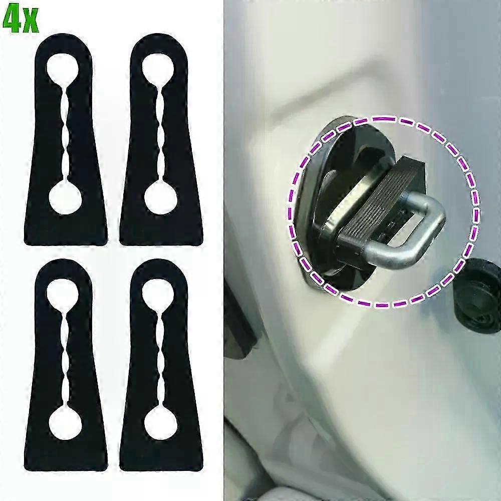 4x Fit For  Toyota Corolla E120 E130 E140 E150 E160 E170 E180 E210 Car Door Lock Damper Buffer Seal Shock-Absorbing Damping