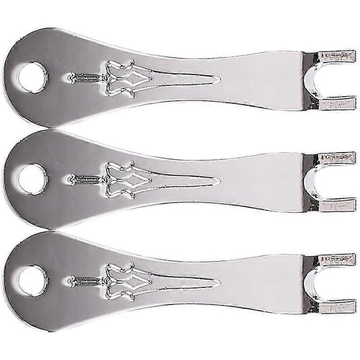 3pcs Guitar Bridge Pin Puller - Alloy String Peg Pullers, Bridge Pin Puller | Universal Removal Tools, Accessories for Acoustics,70*18*8mm -HK908