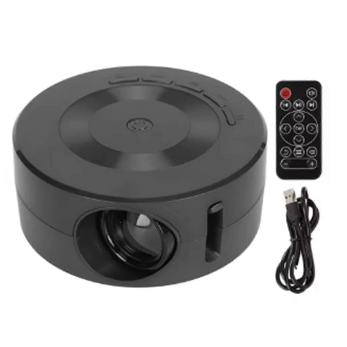 Portable Mini LED Projector with 1080p Resolution, Built-in Speaker & Same Screen Function for Home Use