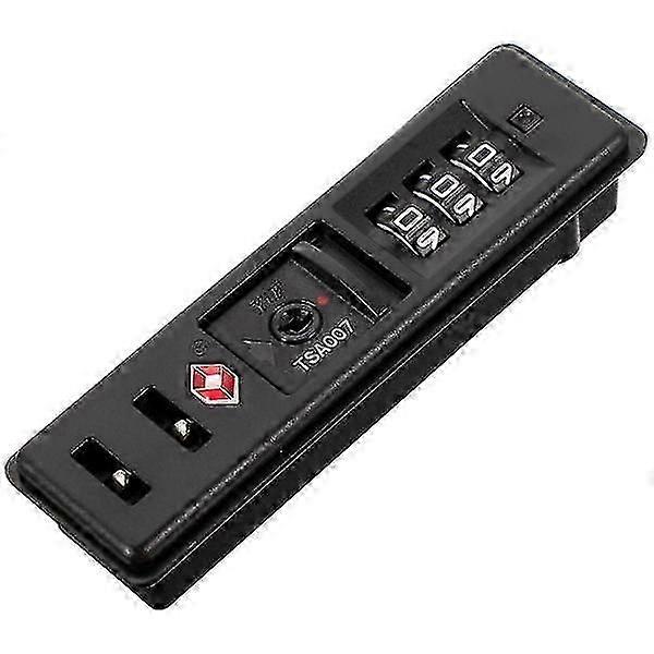 Portable Tsa Customs Code Lock Pc Luggage Lock Built In Sunk Lock Anti Theft Combination Lock