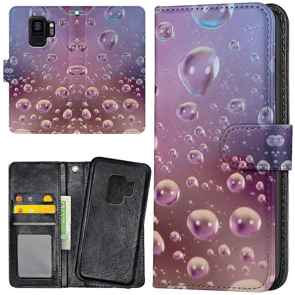 Samsung Galaxy S9 - Plånboksfodral/Skal Bubblor