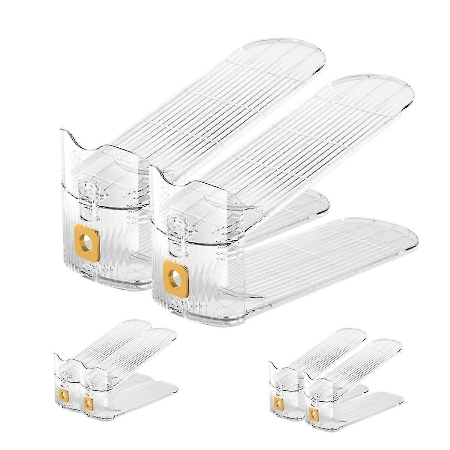 Shoe Stacker 6Pack Adjustable Shoe Slots Space Saver Shoe Rack