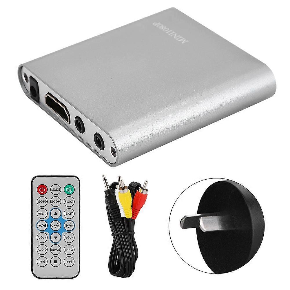 Compact 1080P HDMI Digital Media Player with Remote, USB & Memory Card Support